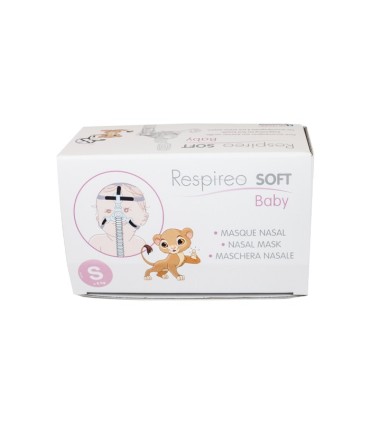 Maschera Pediatrica Ventilata da 3 a 15 Kg Soft Baby - Respireo